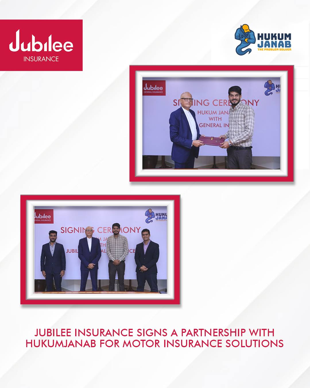 Jubilee General Insurance Partners with HukumJanab